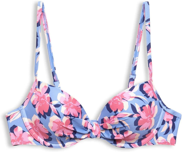 ESPRIT Recycelt: Wattiertes Bügel-Bikinitop 36 / C Light Blue Lavender 3, 36 / C Light Blue Lavender