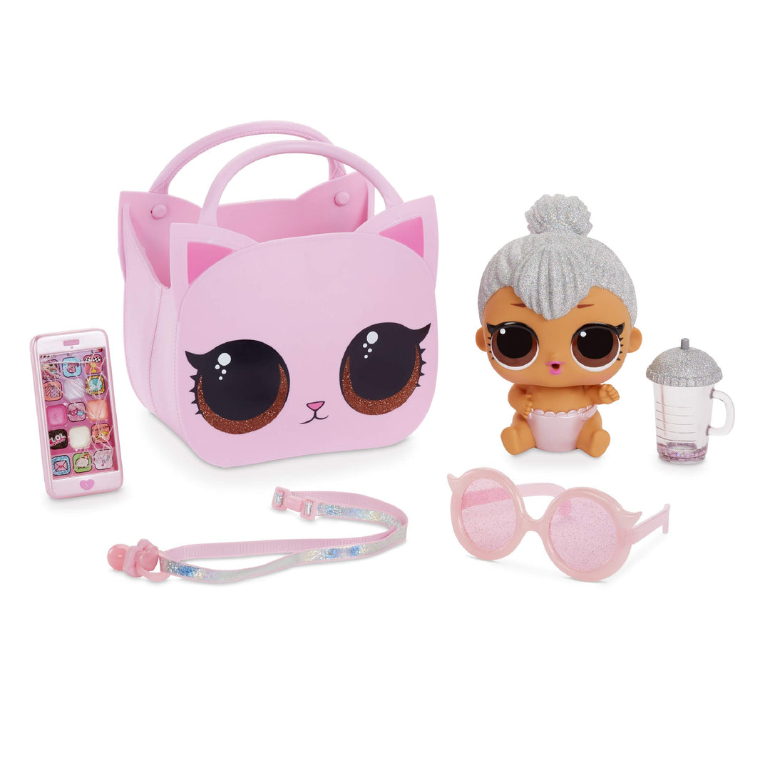 LOL Surprise Sammelbare Modepuppen - Mit Handtasche & Make-up-Überraschungen - Lil Kitty Queen - Ooh