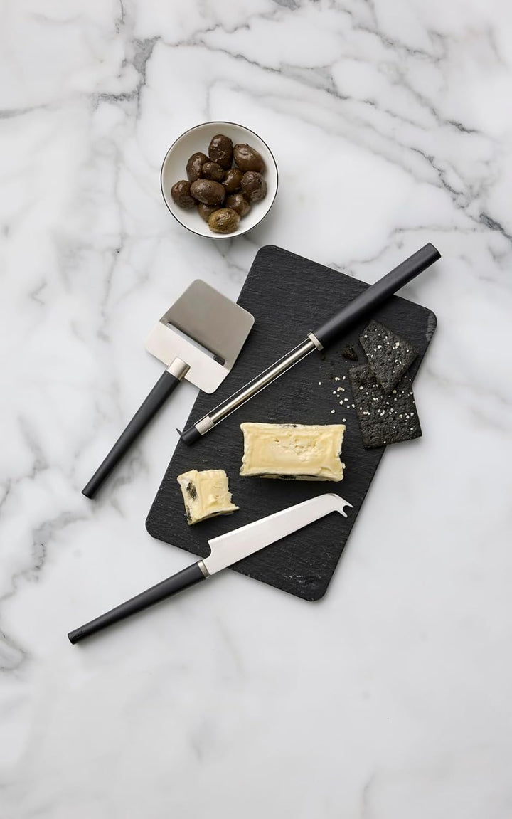 Rosti Emma Käse-Set 3 Teile Black 27,5 x 18 x 3,5 cm Black, 27,5 x 18 x 3,5 cm Black