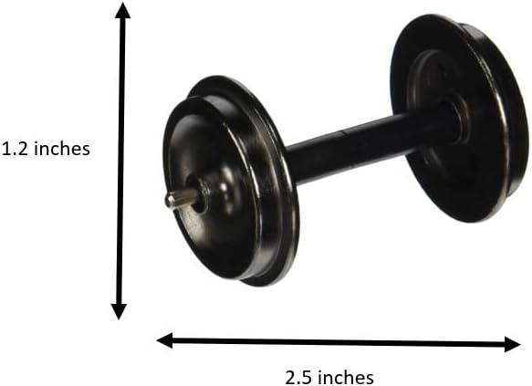 Bachmann Industries gross G Massstab 31,0 mm gross Metall Wheel Set (4 Pro Karte)