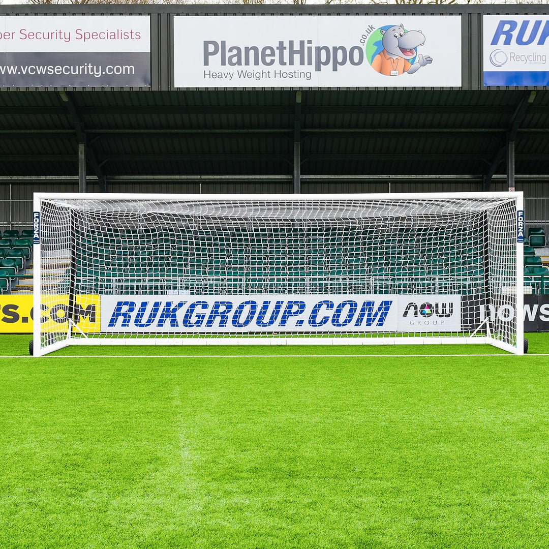 FORZA Ersatz Alu110 Freistehende Stadion Box Fussball Tor Netze (5 Grössen verfügbar) (6,4m x 2,1m)
