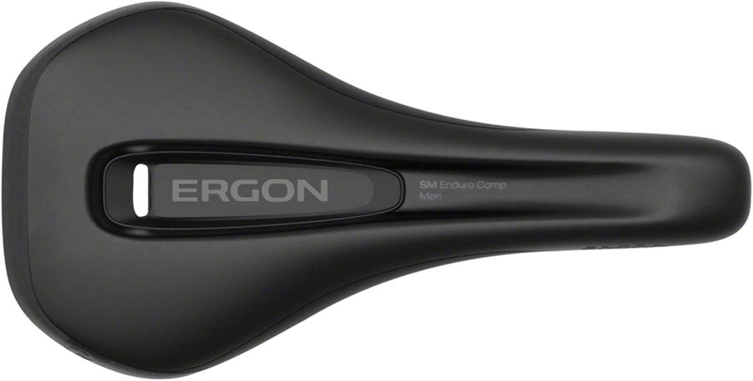 Ergon Herren Sm Enduro Fahrradsattel 9-12cm Stealth Schwarz/Oil-Slick, 9-12cm Stealth Schwarz/Oil-Sl