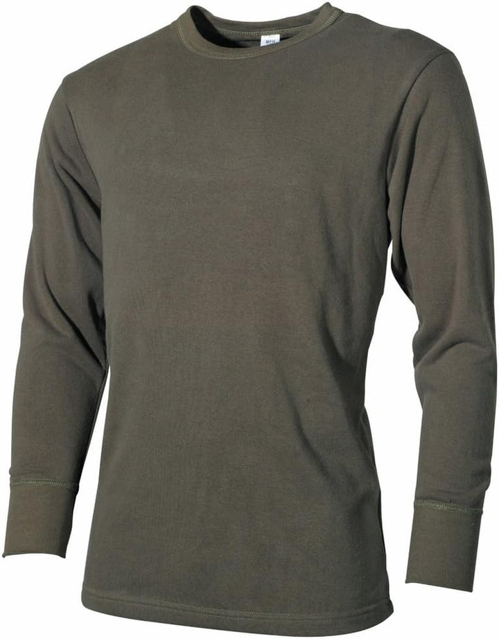 BW Plüschunterhemd, angeraut, Mod, Oliv 9 Oliv, 9 Oliv