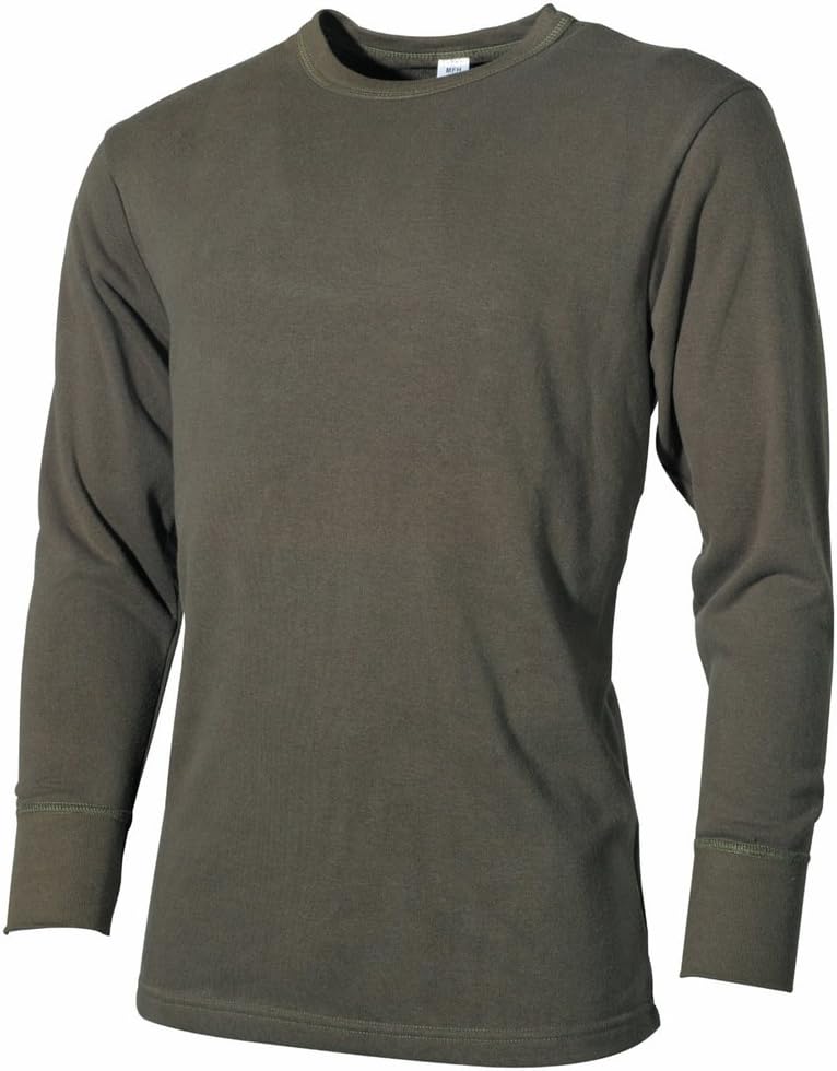 BW Plüschunterhemd, angeraut, Mod, Oliv 8 Oliv, 8 Oliv