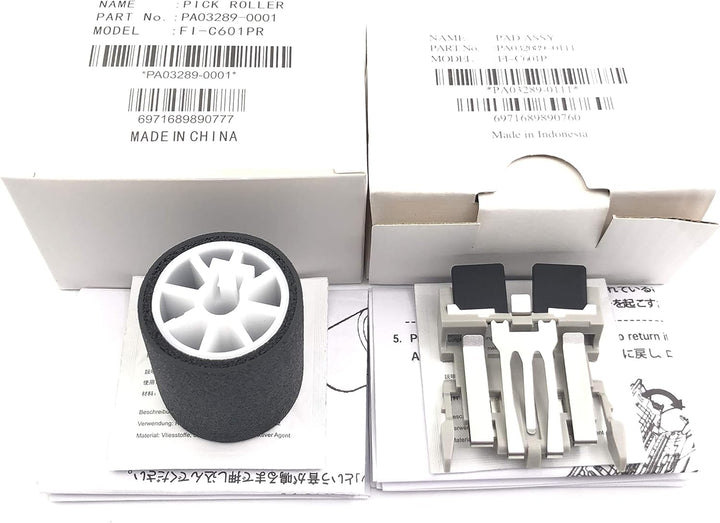 1SET PA03289-0001 PA03289-0111 Pickup Roller Separation Pad Compatible with Fujitsu fi-5120 fi-6010N