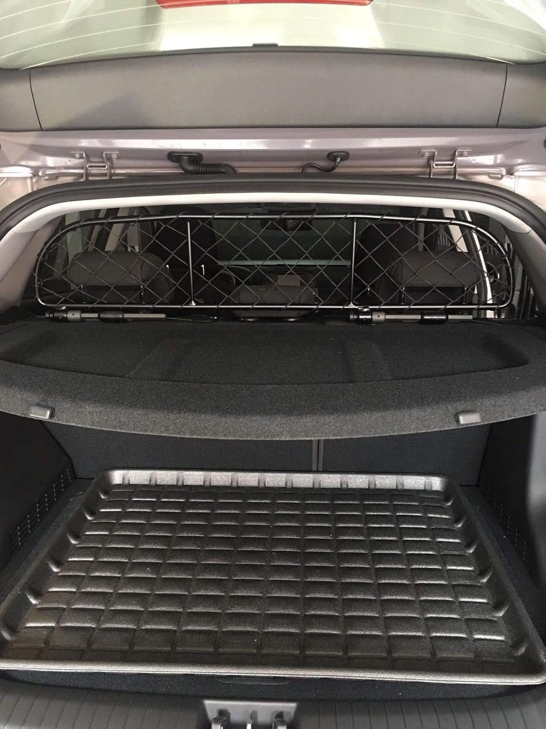 ERGOTECH Trennnetz Trenngitter für Hyundai Kona (2017-2023) RDA65-XXS8, für Hunde und Gepäck