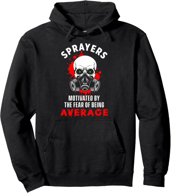 Durchschnittliche Sprühgeräte für Graffiti-Künstler, Auto-Maler, Dekorateur-Kunst. Pullover Hoodie
