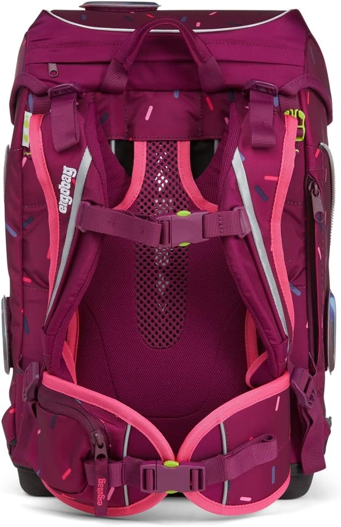 ergobag cubo Set - ergonomischer Schulrucksack, Set 5-teilig Einheitsgrösse Der NussknackBär -