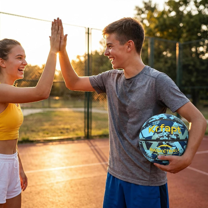 Basketball Kinder Grösse 5 & 3 Grösse 7– Weicher Mini-Ball mit Griffiger Oberfläche, Ideal für Schul