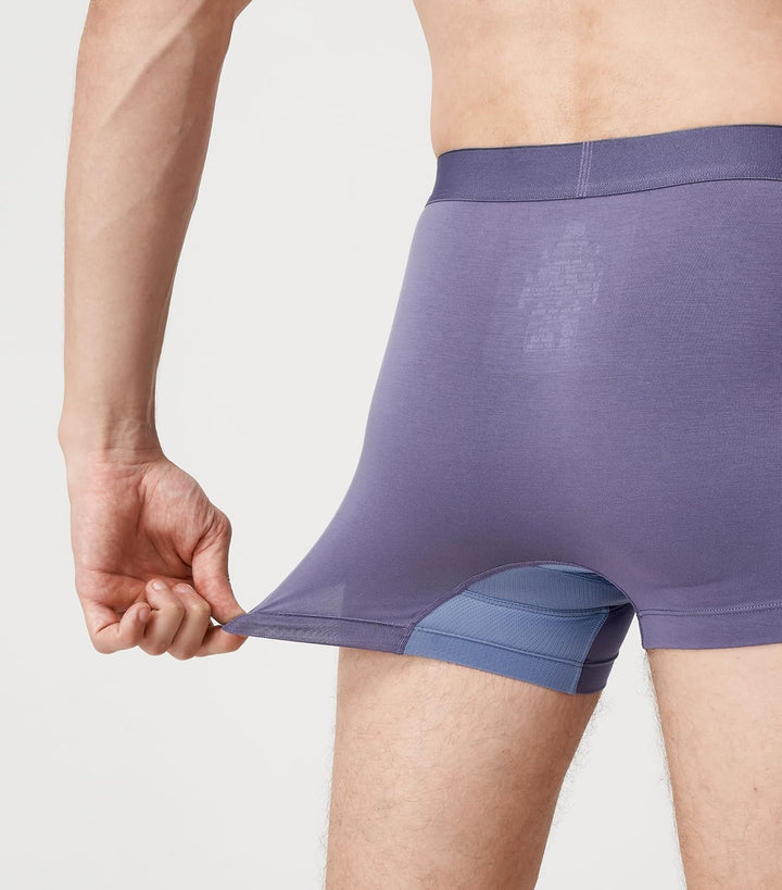 DAVID ARCHY Herren Boxershorts Mehrfachpack, Mirco Modal Stretcken Klassischer Retroshorts, Unterhos