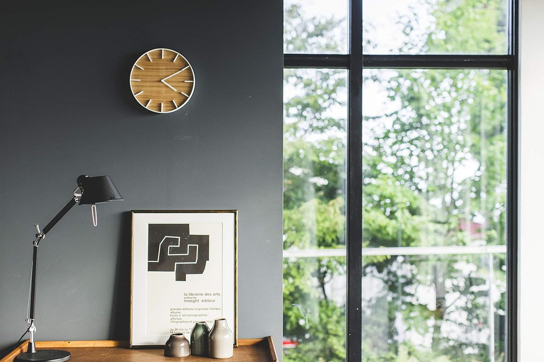 Wall clock - Rin - beige Weiss Single, Weiss Single