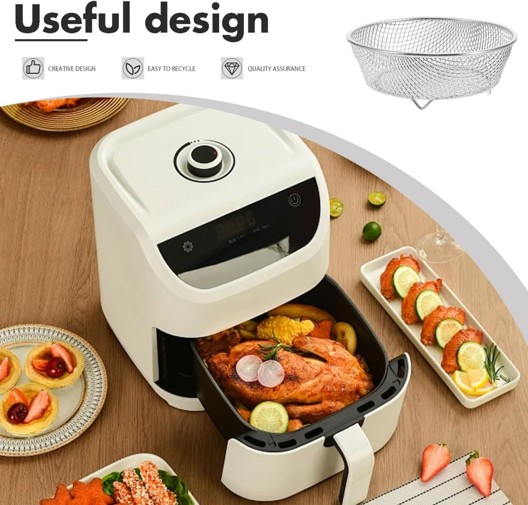 POPETPOP BBQ-bratkorb Grillspiessmacher Fritteuse Kocher Toaster Ofenblech Airfryer Elektroherd Back