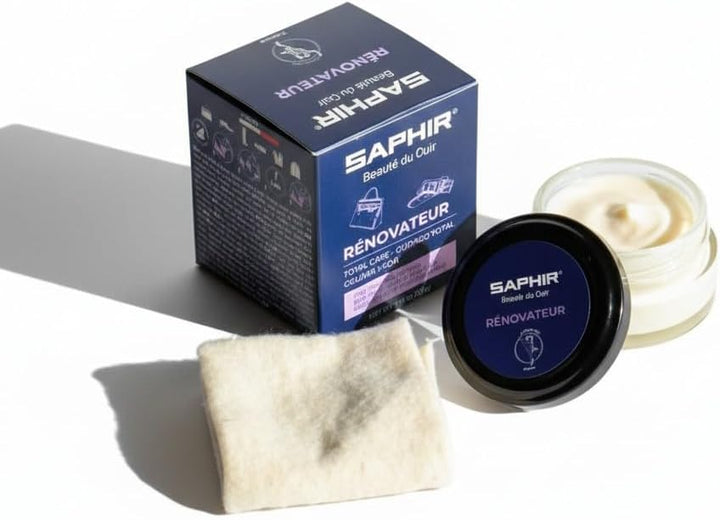 Saphir Erneuerer 50ml Glas mit Poliertuch