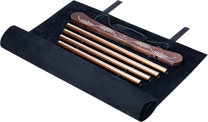 Sonic Energy Meditation Flow Chime – 10 Töne Klangspiel in D Dur (440 Hz) – für Entspannung u. Klang
