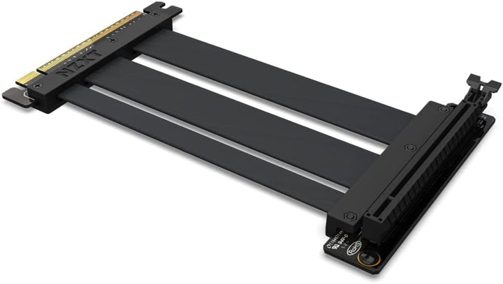 Nzxt PCIe 4.0x16 Riser Cable-AB-RC200-B1-Flexibles und abgeschirmtes Riser-Kabel – Hochgeschwindigke