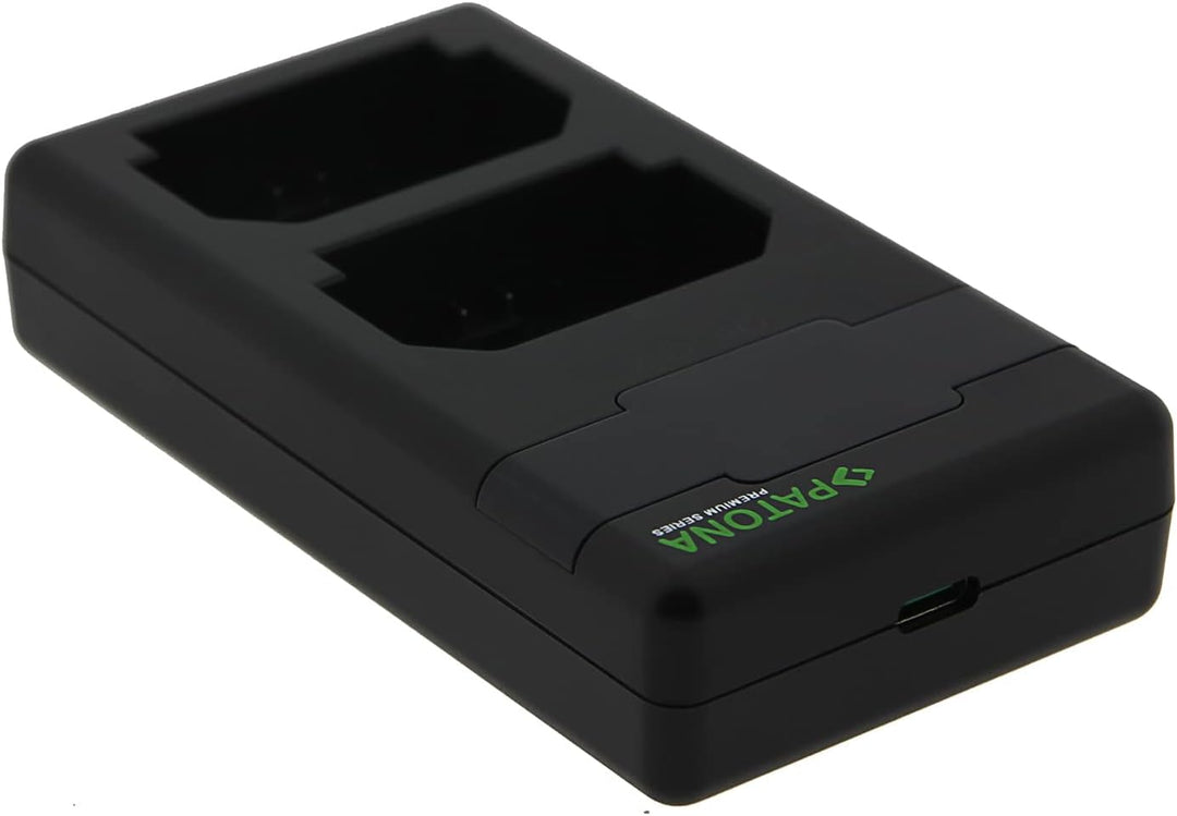 PATONA NP-FZ100 PD-Performance Akku-Ladegerät (1500mA) USB-C Mini Dual LCD - PD/QC fähig (161858)