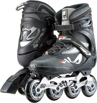 FILA Herren Legacy Pro 80 Inline Skate 46 BLCK/SILV/RED, 46 BLCK/SILV/RED