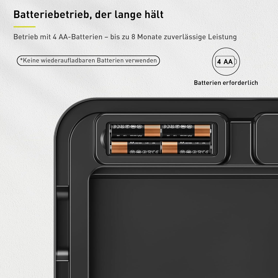 EKO Vintage 50L Mülleimer Sensor, Mülleimer 2 Fächer 32L + 18L, Edelstahl Küchenabfalleimer, Berühru