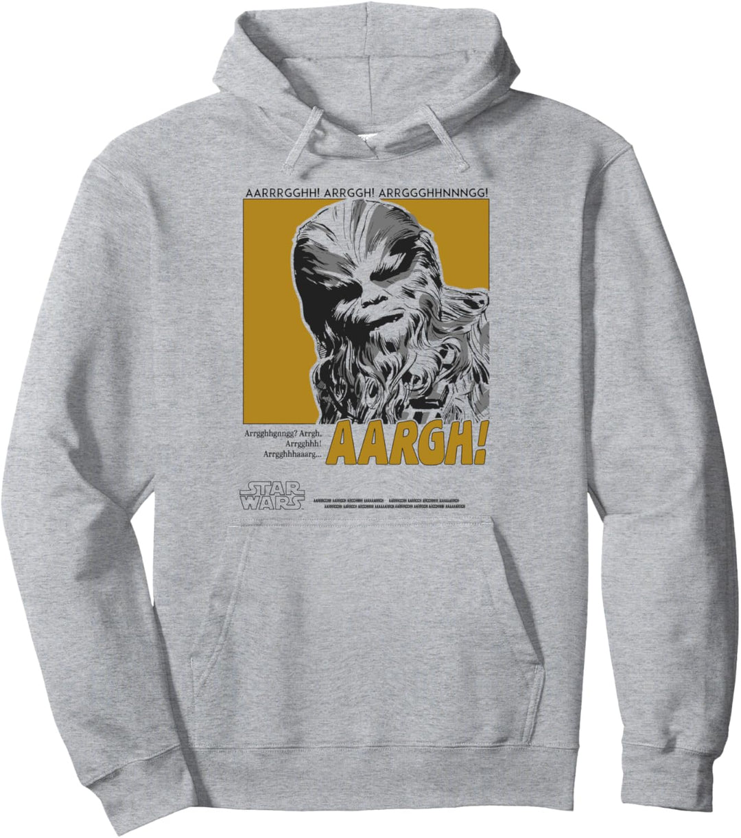 Star Wars Wookie Aargh Poster Pullover Hoodie