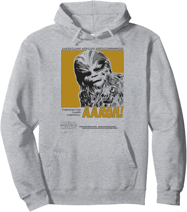 Star Wars Wookie Aargh Poster Pullover Hoodie