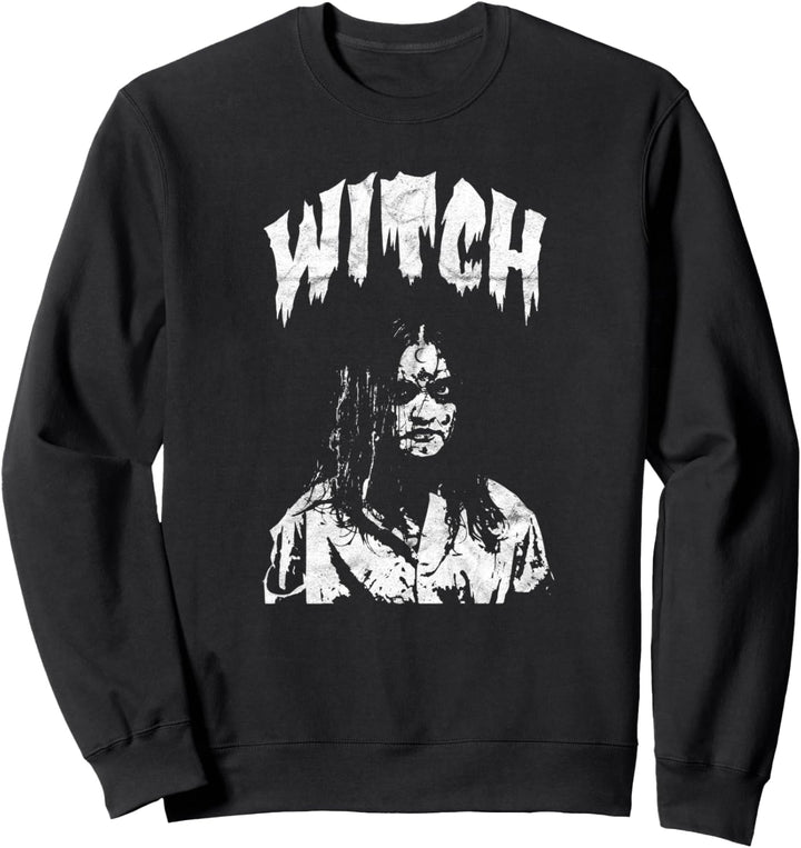 Occult Witch Horror Gothic Grunge Satan Devil Moon Vintage Sweatshirt