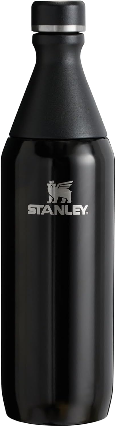 Stanley All Day Slim Trinkflasche Edelstahl 0.6L - Thermosflasche Kühlt 6 Stunden - 11 Stunden Eisge