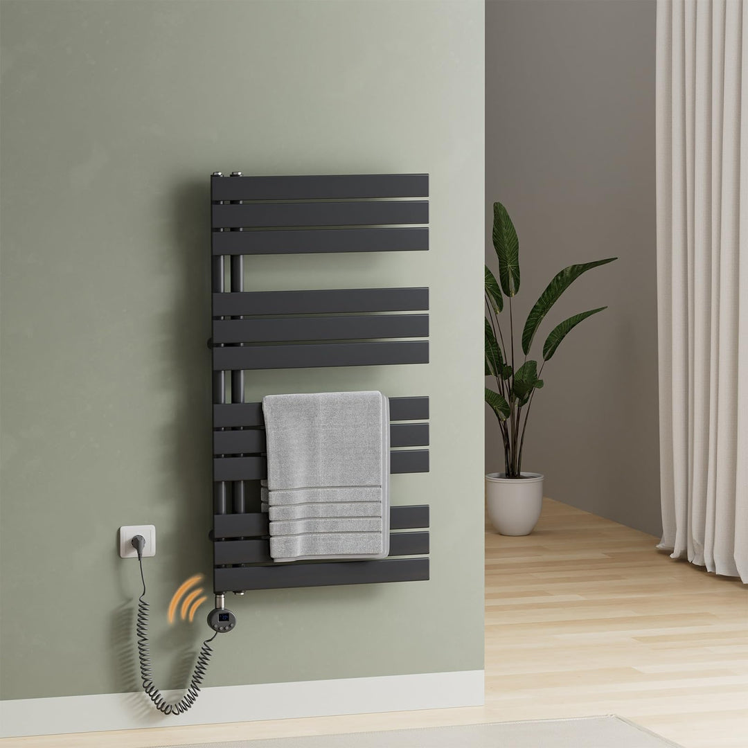 S'AFIELINA Smart WiFi Badheizkörper elektrisch 1041×600mm – Elektrischer Handtuchheizkörper mit Ther