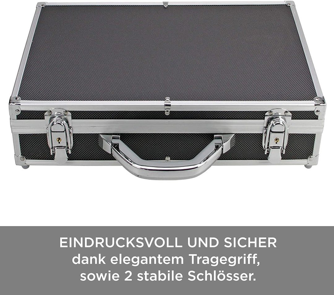SAFE 268 - 288 Münzen-Koffer Diamant (ohne Inhalt) schwarz für Münzen verschiedener Durchmesser. Zum