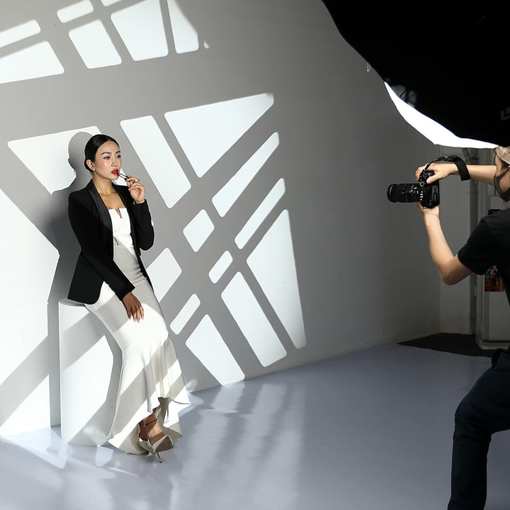 GOBO Sets für Soonpho Aluminiumlegierung Optischer Konische Snoot, 8 x Gobos Grafikkarten Metallplat