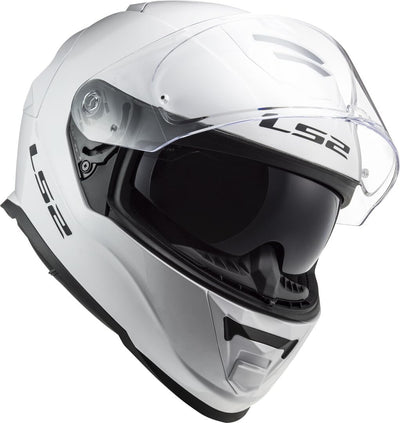 LS2, Integraler Motorradhelm Storm SOLID Gloss White, XS, XS