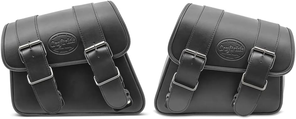 Satteltaschen Paar für Kawasaki Vulcan S Café/ 900 Classic/Custom Montana schwarz