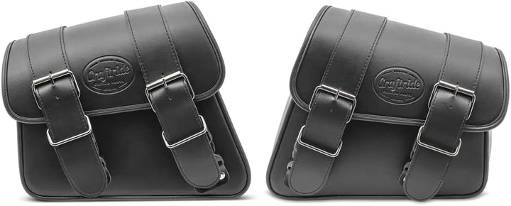 Satteltaschen Paar für Kawasaki Vulcan S Café/ 900 Classic/Custom Montana schwarz