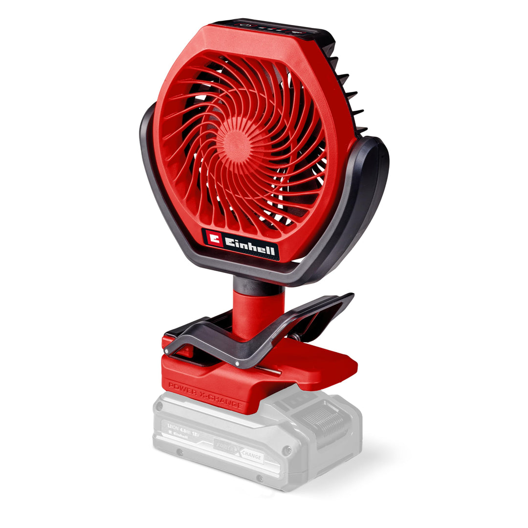 Einhell Akku-Ventilator GC-CF 18/110 Li-Solo Power X-Change (18 V, Brushless, 3 Geschwindigkeitsstuf