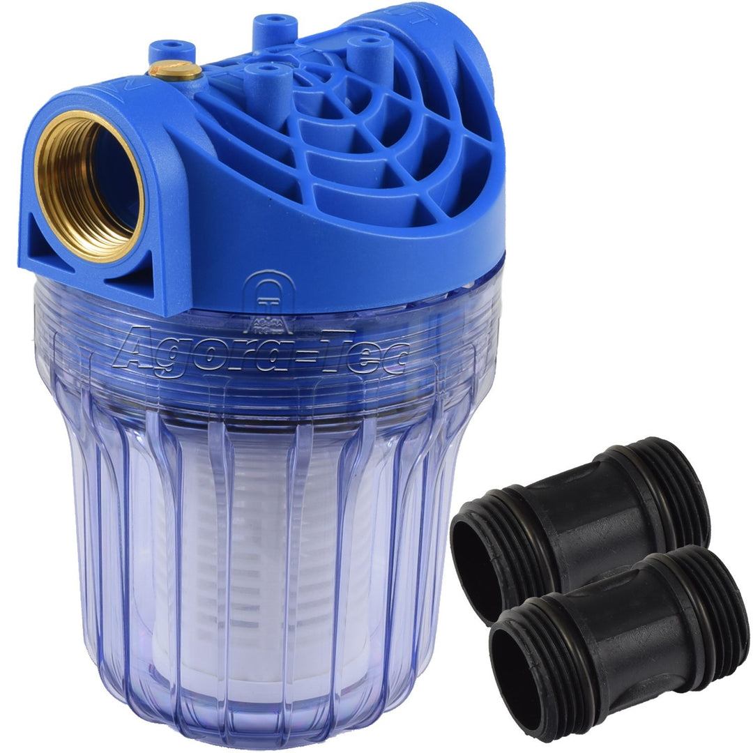 Agora-Tec® at-Wasserfilter klein mit Max. Betriebsdruck: 8 bar, Max. Durchflussmenge: 3000 l/h, Masc