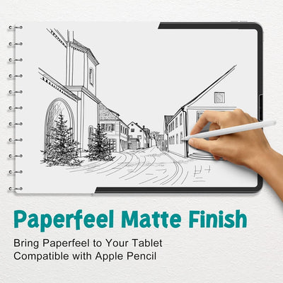 PAPERFEEL [2 Stück Schutzfolie für iPad Pro 12,9 Zoll Modell 2022/2021/ 2020/2018 (6./5./4./3. Gener