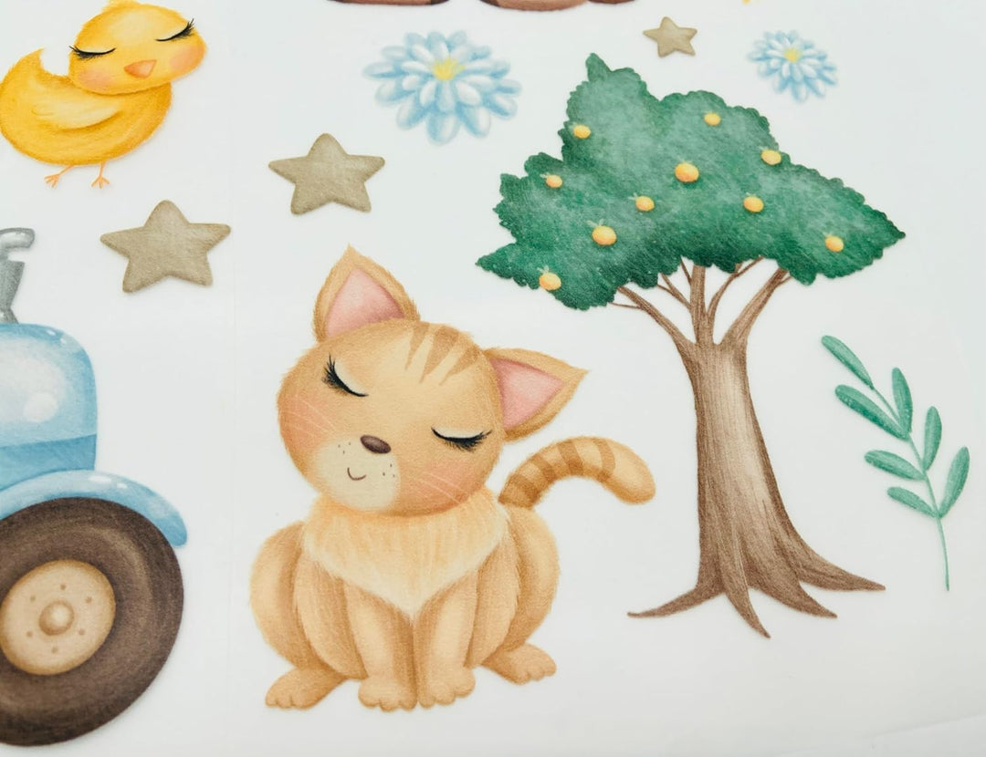 Bügelbilder Set für Textilien DIN A4 Kinder Mädchen Jungen Pferde Weihnachten gross klein Aufbügelbi