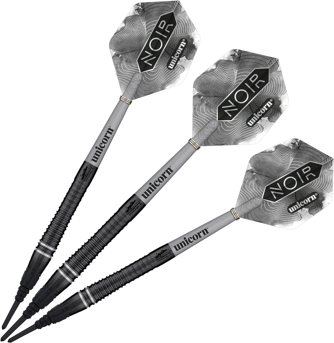 Unicorn Dart-Set | Gary The Flying Scotsman Anderson Noir Phase 6 | 18 g Schwarz, 18 g Schwarz