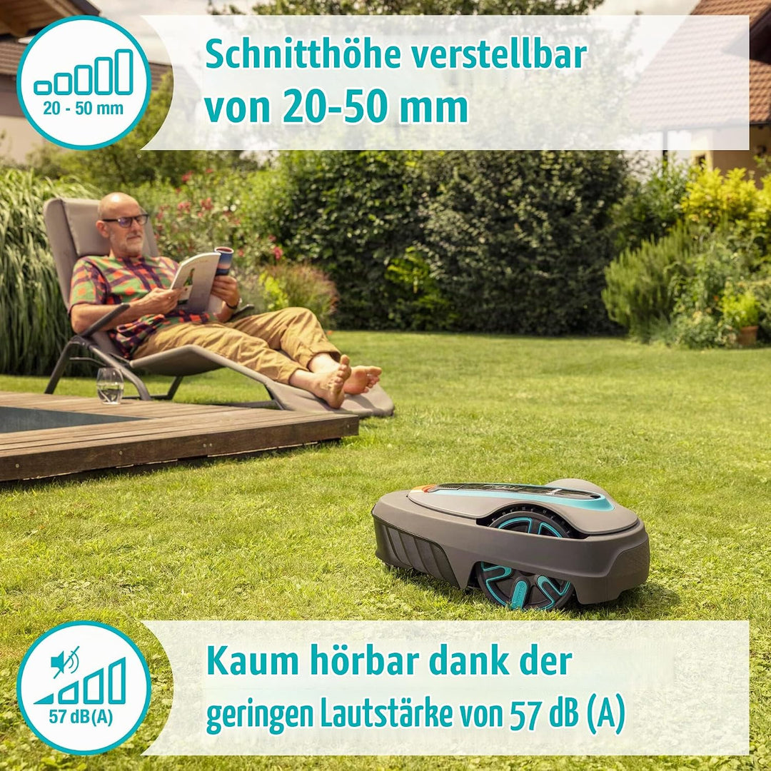 Gardena Mähroboter SILENO City 600 qm SE-Version 600m2 SE Bluetooth, 600m2 SE Bluetooth