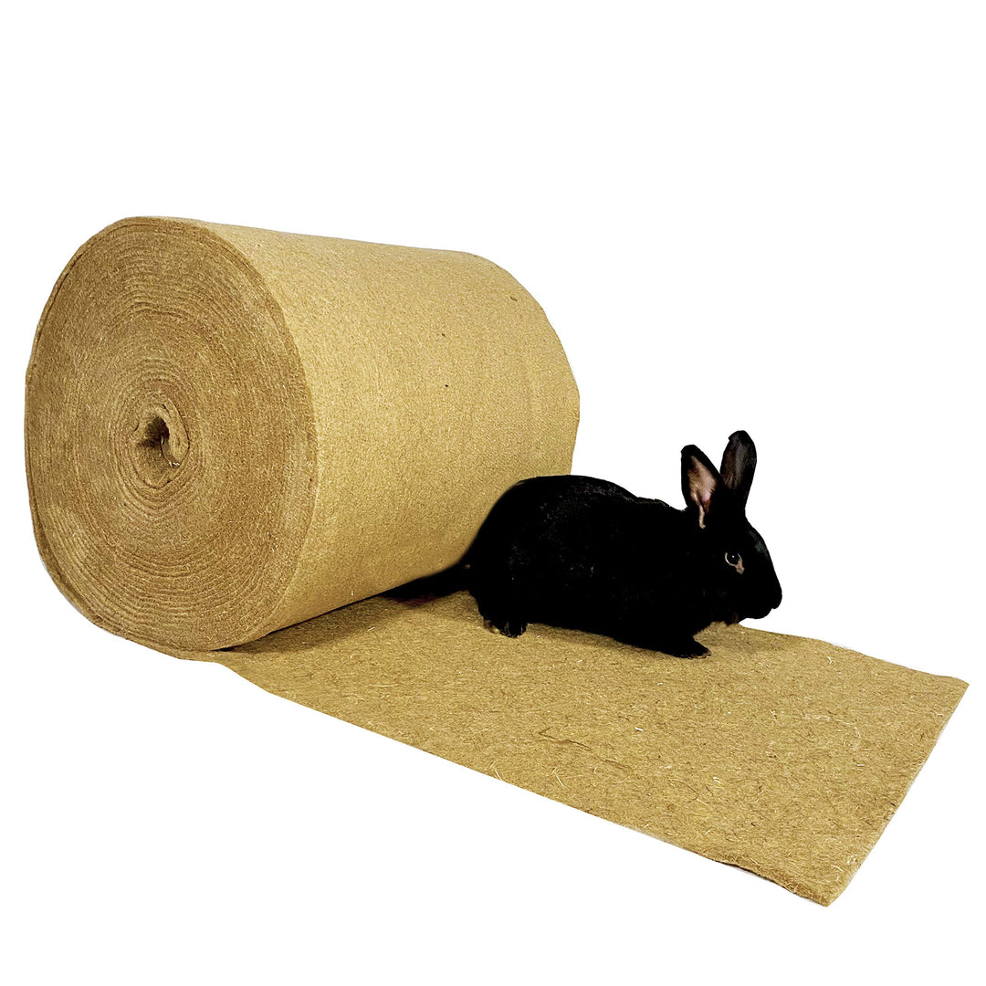 WormBox ﻿﻿Bodenmatten für Käfige (Nagetiere/Kaninchen) 100% Hanf in Rollen von 25 m x 54 cm, hohe Di