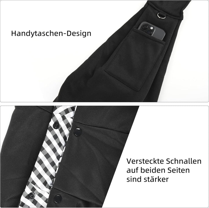 Valleycomfy Tragetuch Hund Haustier Hundetragebeute, Haustier Hundetasche mit verstellbarem, Hund Ka