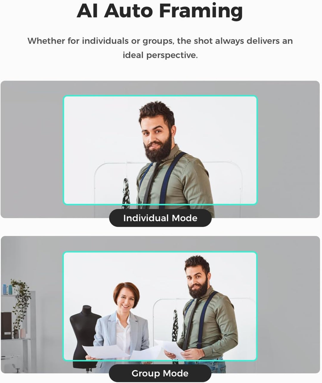 OBSBOT Meet SE 1080P@100 FPS Webcam für PC mit 1/2,8" Sensor, KI-Bildanpassung & Autofokus, Beauty M