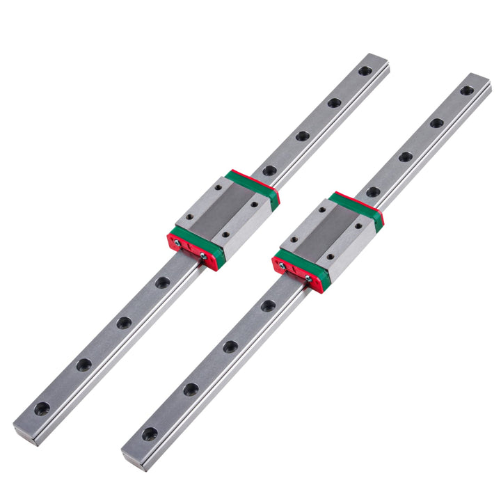 CNCYEAH 2 Stück MGN12H 250 mm Miniatur Lineare Schienenführung mit MGN12H Gleitblöcke Linearlager, l
