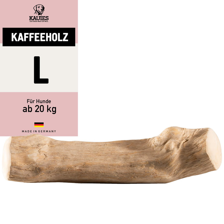 Kaffeeholz für Hunde - Hundespielzeug 100% natürlich, vegan, koffeinfrei &amp; kalorienfrei, schadstoffg