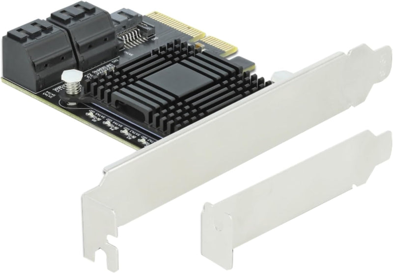 Delock 5 Port SATA PCI Express x4 Karte - Low Profile Formfaktor