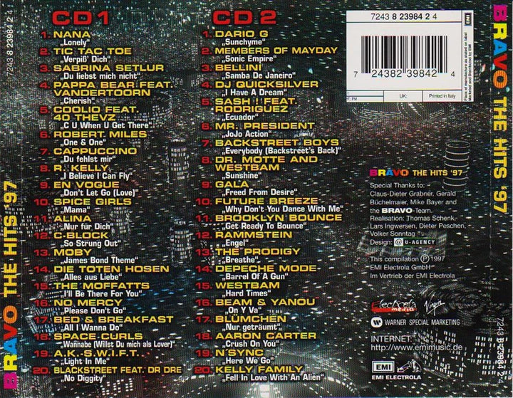 Bravo - The Hits '97, Audio-CD