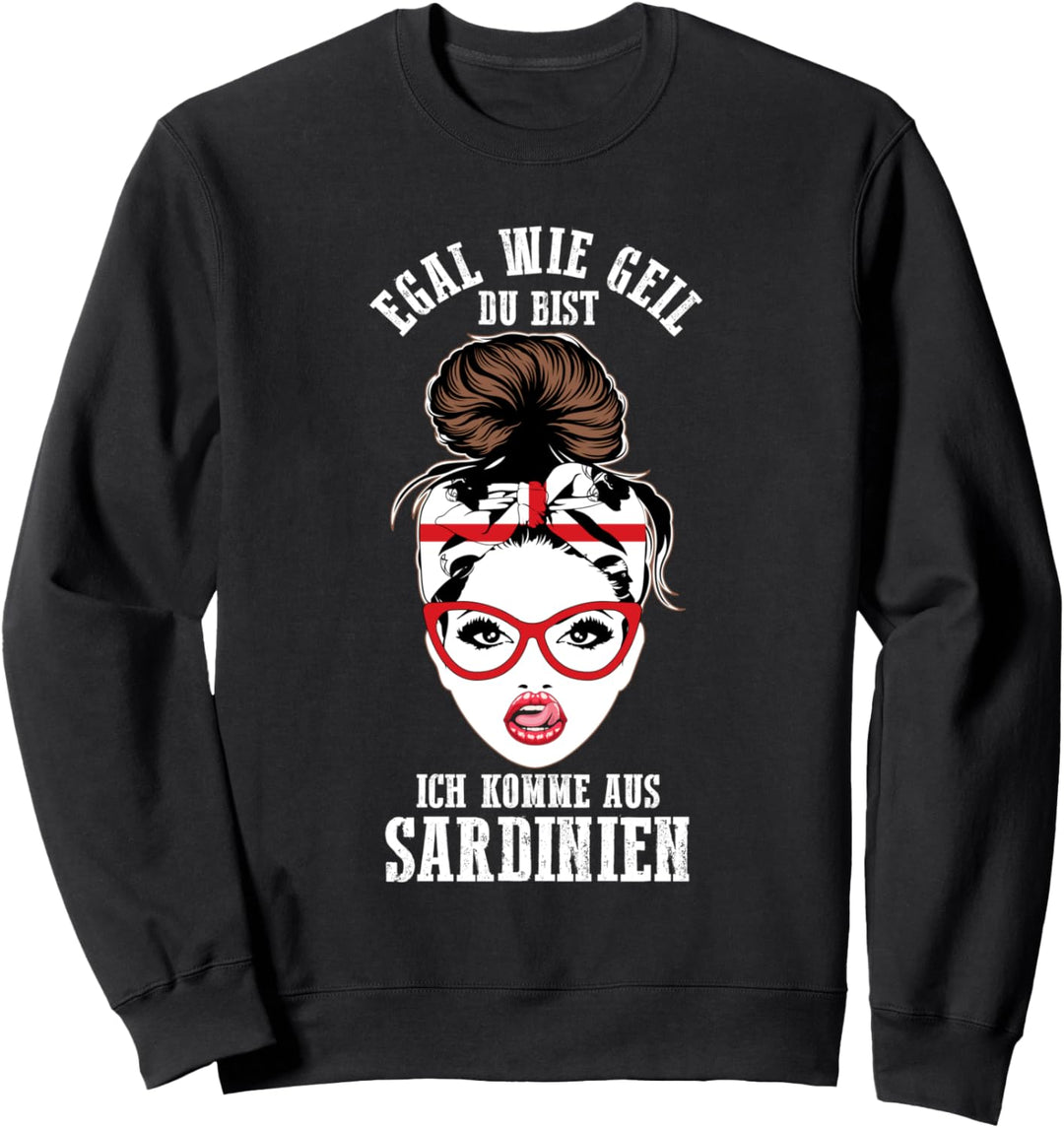 Sarde Sardische Flagge Sardegna Sardinien Sweatshirt