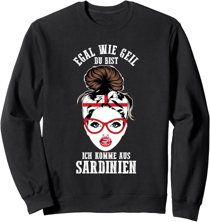 Sarde Sardische Flagge Sardegna Sardinien Sweatshirt