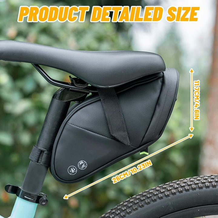 Fahrrad Satteltaschen, Wasserdichte Satteltasche mit Reflektierendem Streifen, Fahrradsatteltasche a