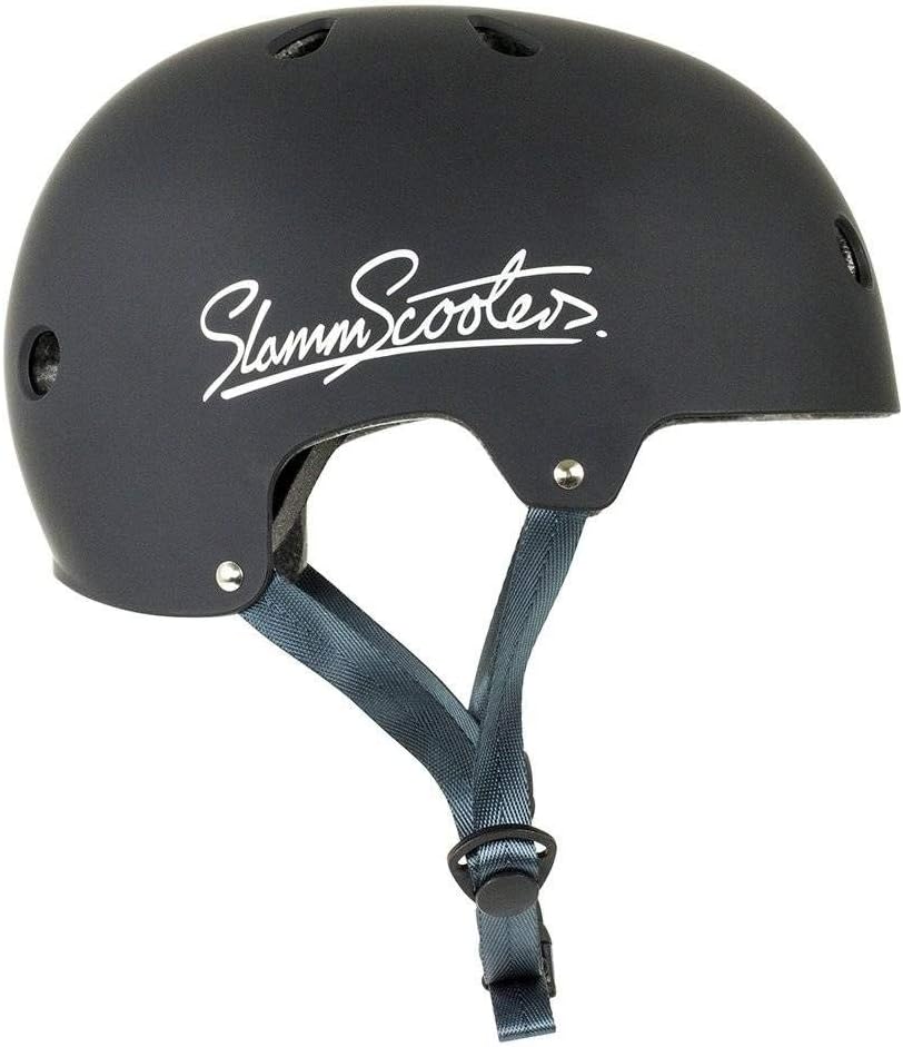 SLAMMSCOOTERS Logo Skate Helm schwarz 57-59 cm Schwarz (Black), 57-59 cm Schwarz (Black)