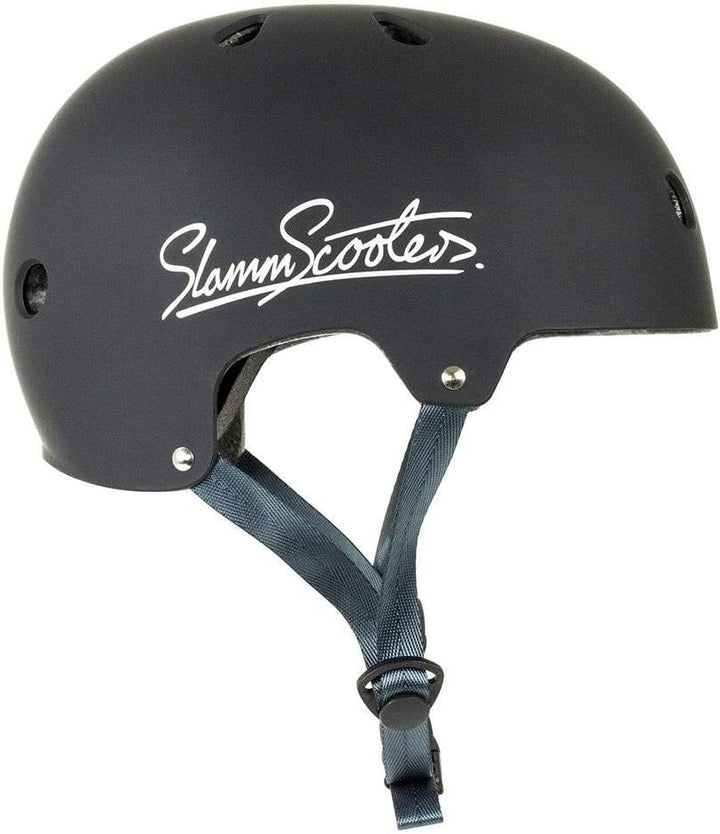 SLAMMSCOOTERS Logo Skate Helm schwarz 57-59 cm Schwarz (Black), 57-59 cm Schwarz (Black)